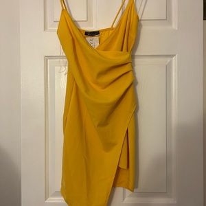 Blue Blush Yellow MIni Dress